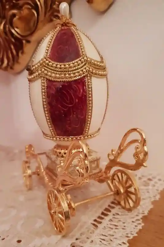 Faberge egg style Luxury Wedding Box Bridal shower gift for bride/Faberge Egg Music Box/Egg Jewelry Box/Engagement gift for Sister Wedding 