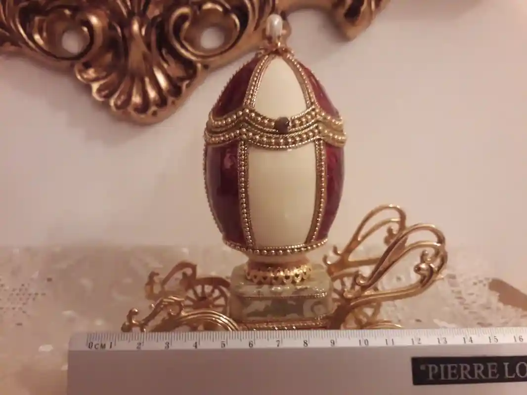 Faberge egg style Luxury Wedding Box Bridal shower gift for bride/Faberge Egg Music Box/Egg Jewelry Box/Engagement gift for Sister Wedding 