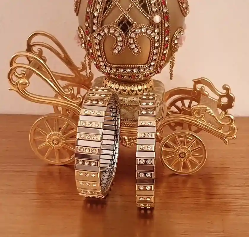 Gold Mother Daughter Bracelet /1.75ct Diamond Bracelet Mother in law daughter Jewelry/Aunt Niece bracelet/Bracelet for mom and daughter gift 