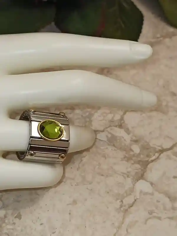 SILVER Peridot Bracelet and Ring 9ct/HANDMADE Jewelry/Green Gemstone Bracelet Ring/Gemstone Jewelry/LUCK Gift Jewelry/Birthday Gifts for Mom 