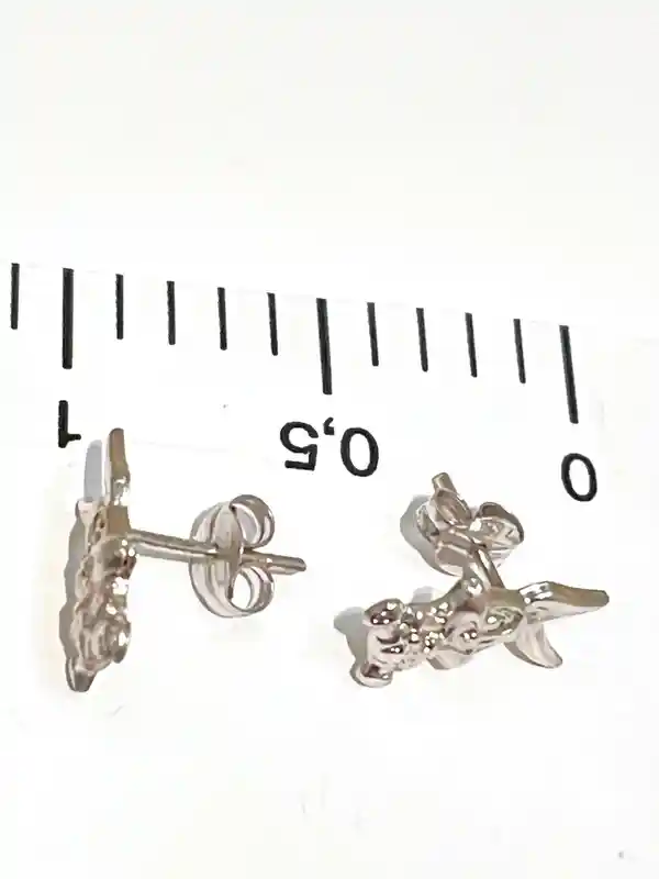 Bugs Bunny Earrings - Bugs Bunny Jewelry - Original Warner Bros -Looney Tunes Earrings - SOLID 18k GOLD - Rabbit Earrings - Rabbit Jewellery 