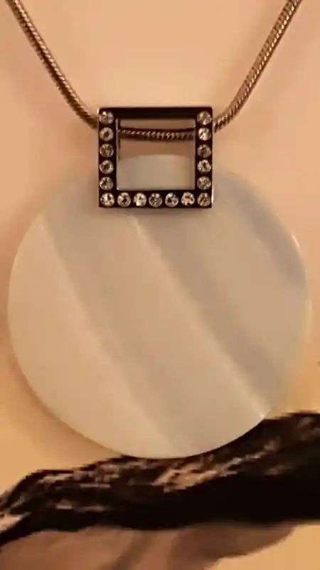 Mother of PEARL pendant silver bracelet silver earring Jewelry SET simulated diamond coral blue hand set stones authentic pearl TARNISHFREE 