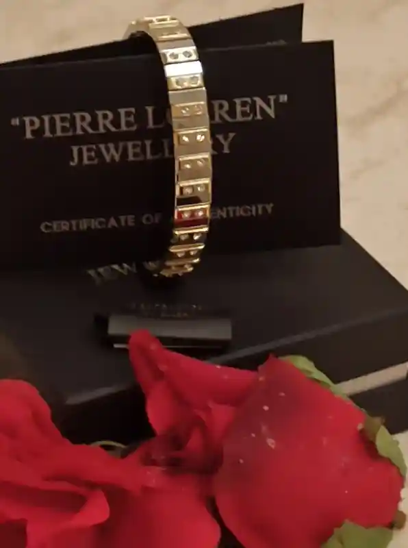 24k Gold Jewelry/Swarvoski Crystal Bracelet Diamond 1.75ct/Classy Gift for women/Daughter Gifts from mom/Sister Bracelet/Fiance gift for her 