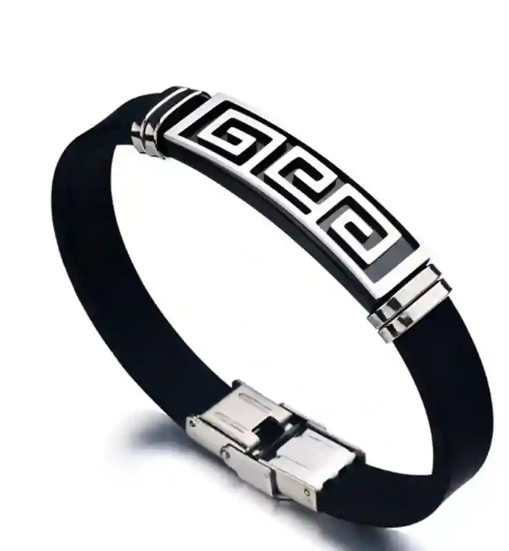 Designer Jewelry Men Bracelet Greek Key Bracelet Meander Bracelet Greek Jewellery Ancient Greece Handmade Eternity Bracelet 18k GOLD Silver 