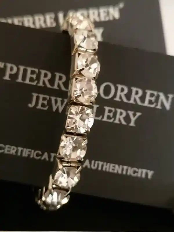 18k White Gold Plated Diamond 79.2ct Tennis Bracelet/Diamond Tennis bracelet for women/Bridal Bracelet Gift/Bridesmaid Bracelet Gift for Her 