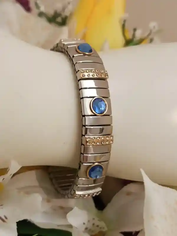 Sapphire Bracelet/ Bridesmaid bracelet /Swarovski Crystal Bracelet/Blue Sapphire Bracelet/September Birthstone Jewelry Gift/Sapphire Jewelry 