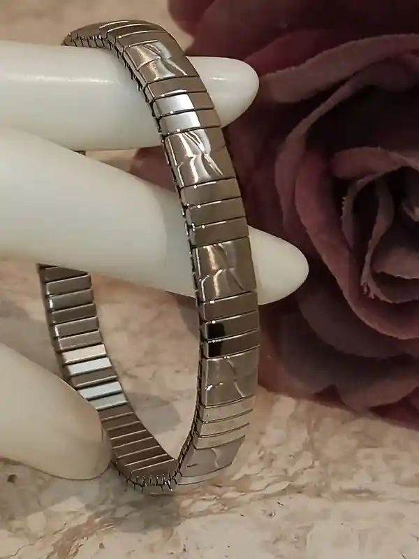 Hammered SILVER Bracelet HANDMADE Tarnish Free Jewelry/UNISEX Bracelet gifts for mom men/Birthday Gifts for best friend Anniversary bracelet 