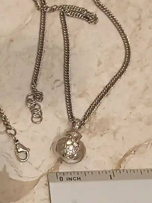 HANDMADE Pomegranate SWAROVSKI Diamond Jewelry .12ct /Pomegranate Pendant/Pomegranate Gift/Pomegranate Necklace Silver/Pomegranate Necklace 