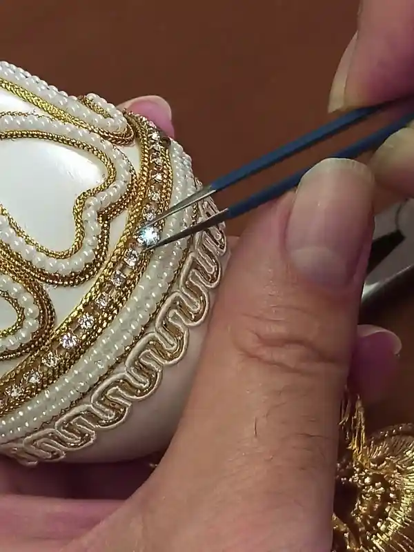 Guardian Angels NATURAL Egg FABERGE-Style Music Jewelry Box Home Protection Moving Away Communion Confirmation 16th 18th 21st 30th 40th 50th Gifts 