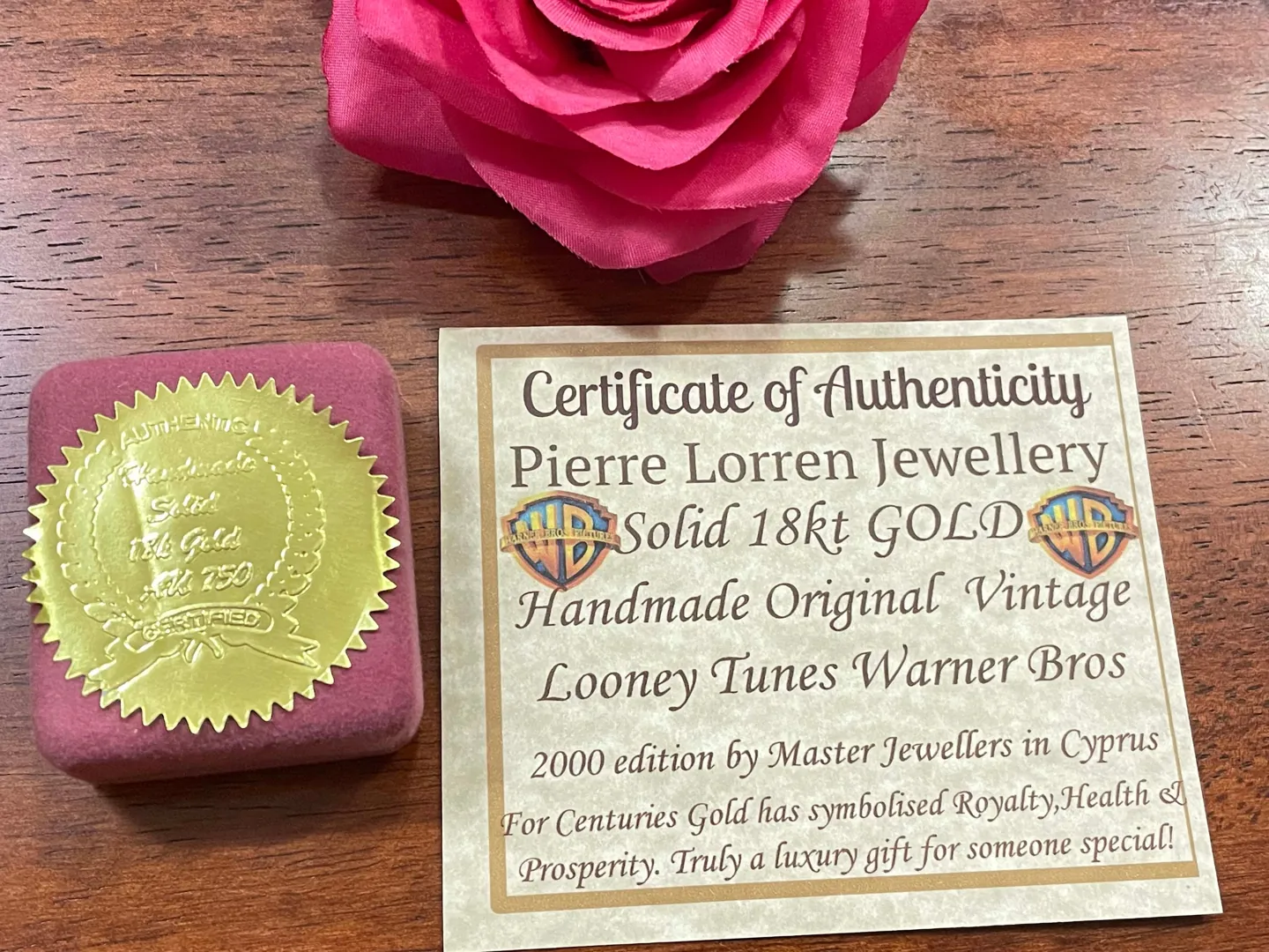 Original Vintage Earrings Donald Duck Jewelry Gold - 1st Birthday Earrings for Her - Baby Shower Earrings - Solid 18k Gold - Donald Earrings